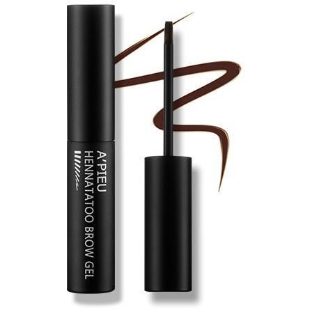 A'PIEU henna tattoo brow gel# deep brown เจลสักคิ้วตัวใหม่ ทาครั้งเดียวคิ้วสวยธรรมชาติไปหลายวัน ตื่นสายก็ไม่เป็นไร สะดวกสุดด