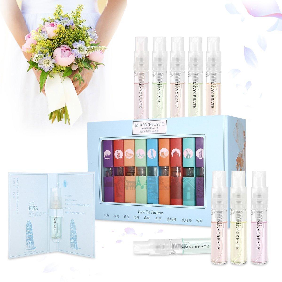 น้ำหอมGiftSet City Series Light Perfume Set เซ็ตน้ำหอม กลิ่นหอมตามชื่อเมืองต่างๆ9เมือง
