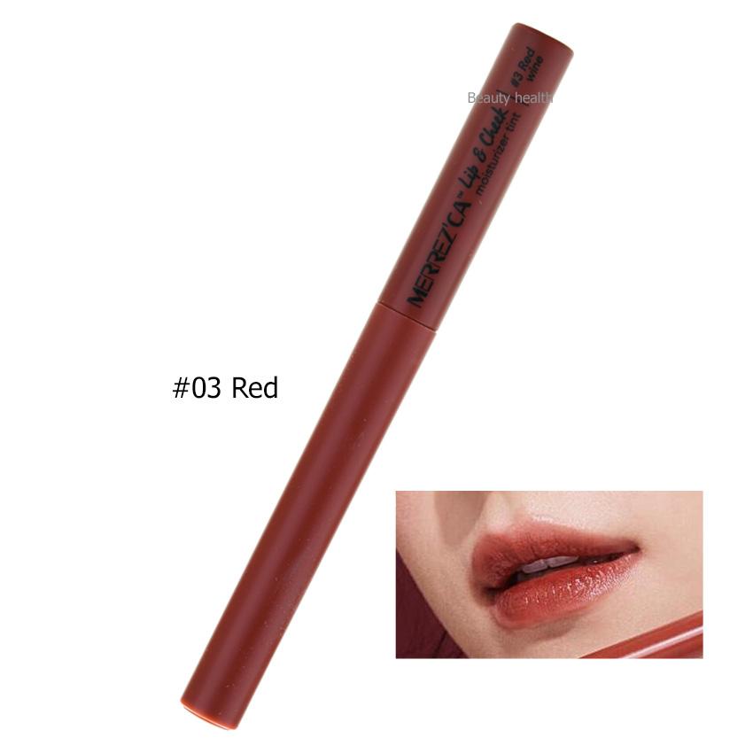Merrezca Lip Cheek Moisturizer Tint ลิปทินส์ ใช้ทาปากและแก้มในแท่งเดียว (2 g. x 1 แท่ง) Merrezca Lip Cheek Moisturizer Tint ลิปทินส์ ใช้ทาปากและแก้มในแท่งเดียว (2 g. x 1 แท่ง)