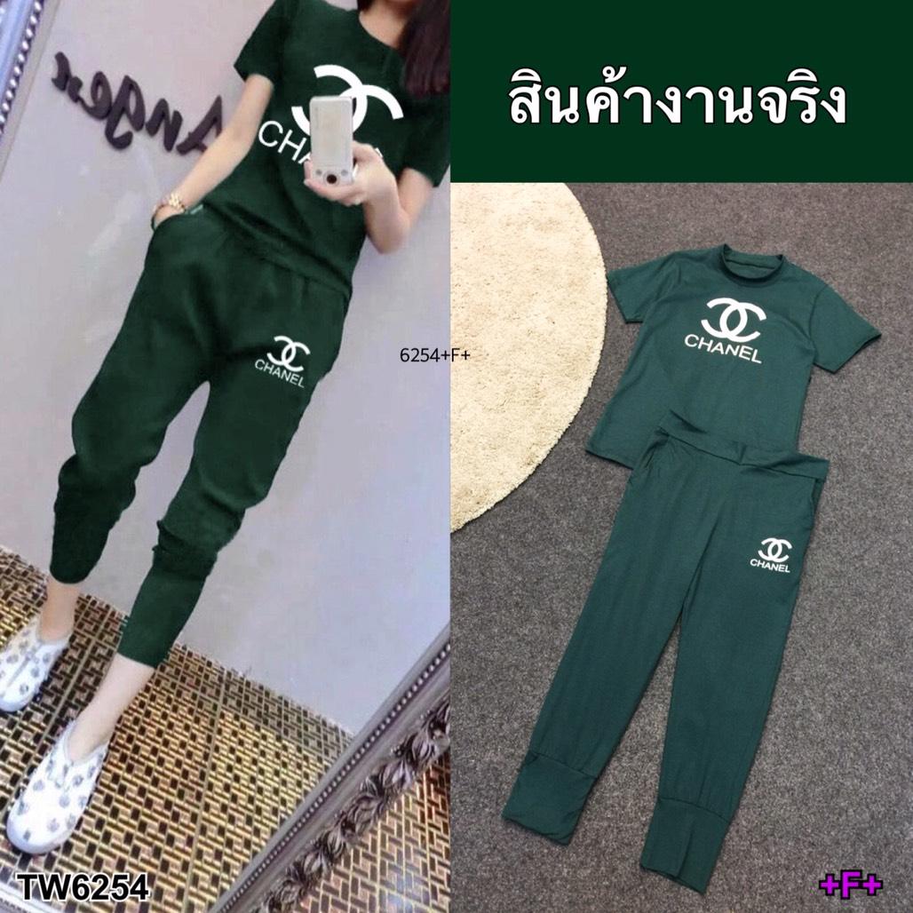 TW6254 Set 2ชิ้น เสื้อ+กางเกงขายาว สกรีนโลโก้ ++สอบถามก่อนสั่งซื้อ++ TW6254 Set 2ชิ้น เสื้อ+กางเกงขายาว สกรีนโลโก้ ++สอบถามก่อนสั่งซื้อ++