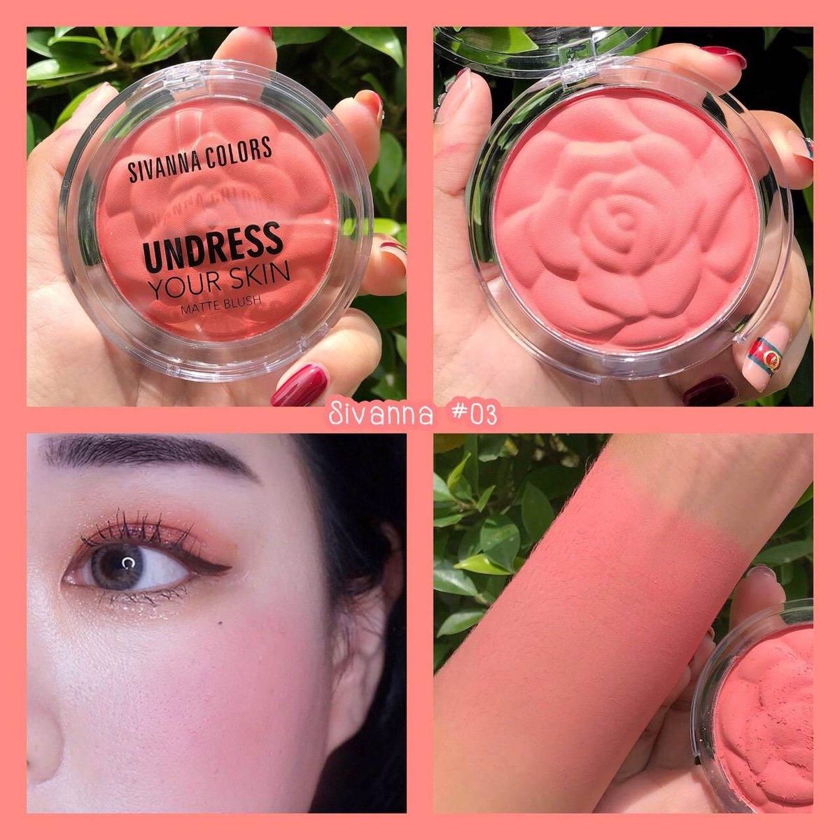 Sivanna Colors UNDERESS YOUR SKIN MATTE BLUSH HF1005