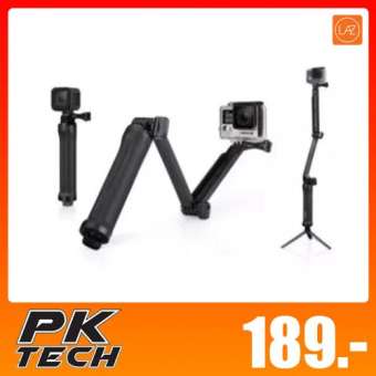 PK TECH ไม้ Gopro/SJCam/Xiaomi YI monopod 3 Way