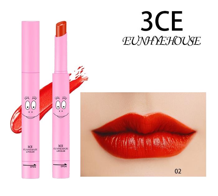 ลิปสติก 3CE BARBAPAPA EUNHYE HOUSE LIP COLOR ลิปสติกเนื้อครีม