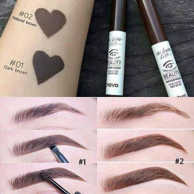 โนโว เจลเขียนคิ้ว แห้งเร็ว ติดทน กันน้ำ 100% NOVO EYEBROW