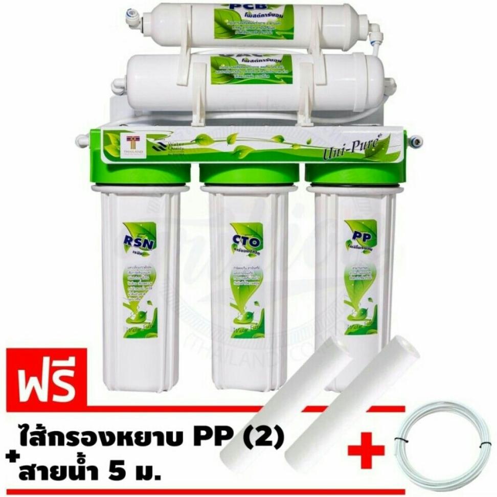 UNI-PURE GREEN เครื่องกรองน้ำ 5 ขั้นตอน