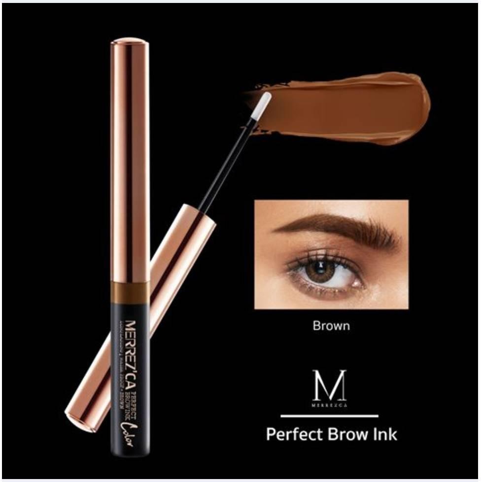 Merrez'ca perfect brow ink เจลคิ้ว เจลดินสอเขียนคิ้ว เจลเขียนคิ้วในรูปแบบน้ำ
