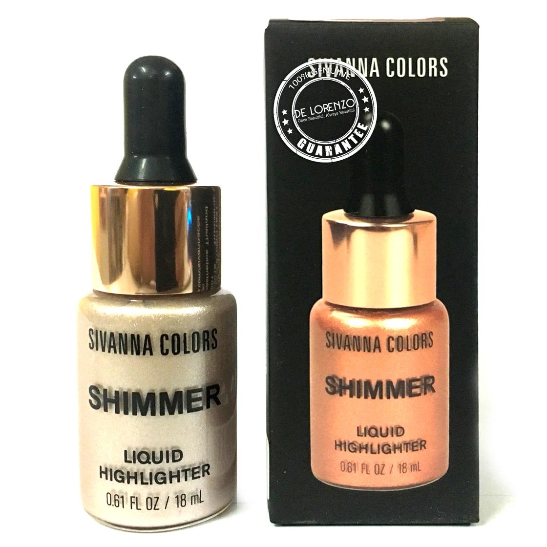 Sivanna Colors Shimmer Liquid Highlighter HF380 ซีเวียน่า ไฮไลท์หน้า ไฮไลท์หน้าวาว เนื้อลิควิค เนื้อน้ำ ไฮไลท์ แบบน้ำ สิวันนา ไฮไลท์หน้าพุ่ง