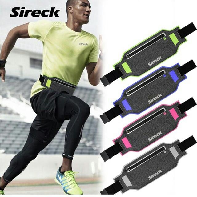 Parbuf AIRBELT สายคาดเอว running belt รุ่น slim กันน้ำ 100% ปรับ size ได้ สีดำ ขอบเงิน Parbuf AIRBELT สายคาดเอว running belt รุ่น slim กันน้ำ 100% ปรับ size ได้ สีดำ ขอบเงิน