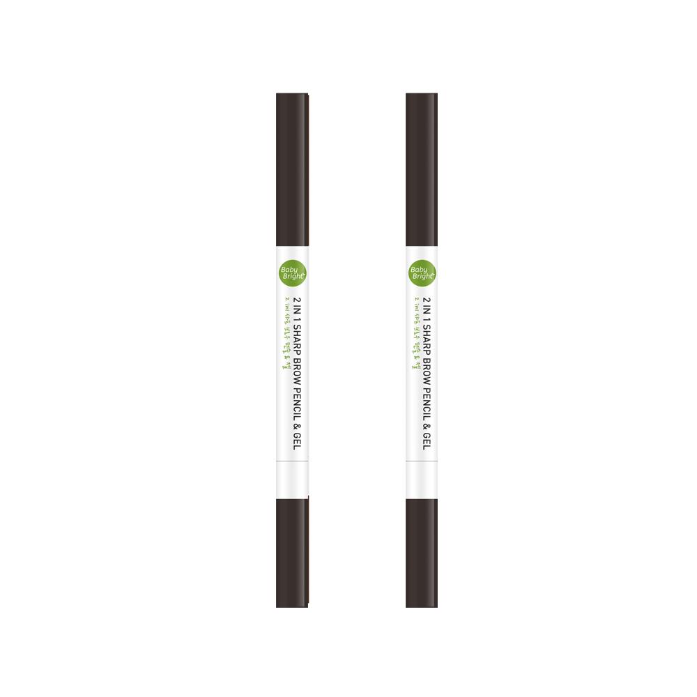 Baby Bright ทูอินวันชาร์ปบราวเพนซิลแอนด์เจล 0.2+0.65g แพ็ค 2 ชิ้น Baby Bright ทูอินวันชาร์ปบราวเพนซิลแอนด์เจล 0.2+0.65g แพ็ค 2 ชิ้น