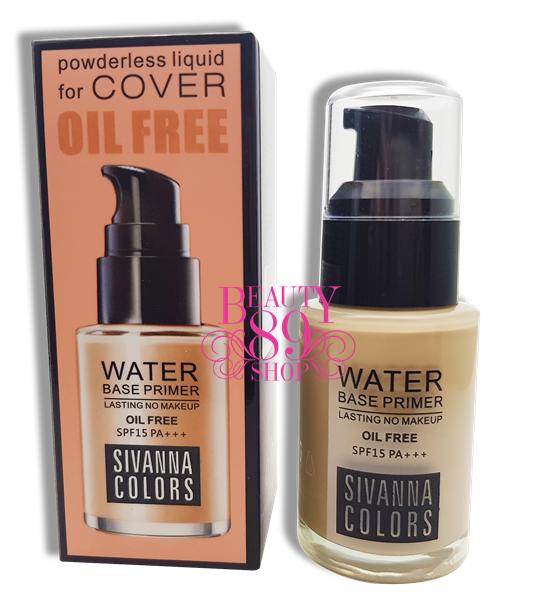Sivanna Powderless Liquid Foundation For Cover Oil Free ซีเวียน่า ครีมรองพื้น สูตรควบคุมความมัน ปกปิดเรียบเนียน