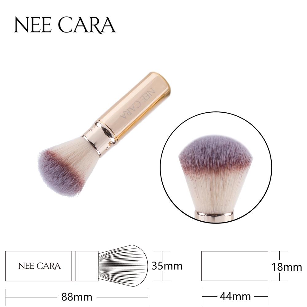 Nee cara แปรงปัดแก้มกระบอก - ROSE-GOLD (N443)