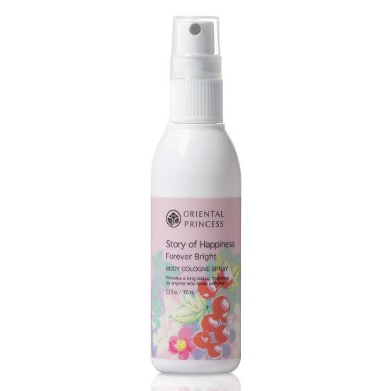 สเปรย์ฉีดตัว ออเรียนทอล Story of Happiness Forever Bright Body Cologne Spray 1 ขวด100 มล.