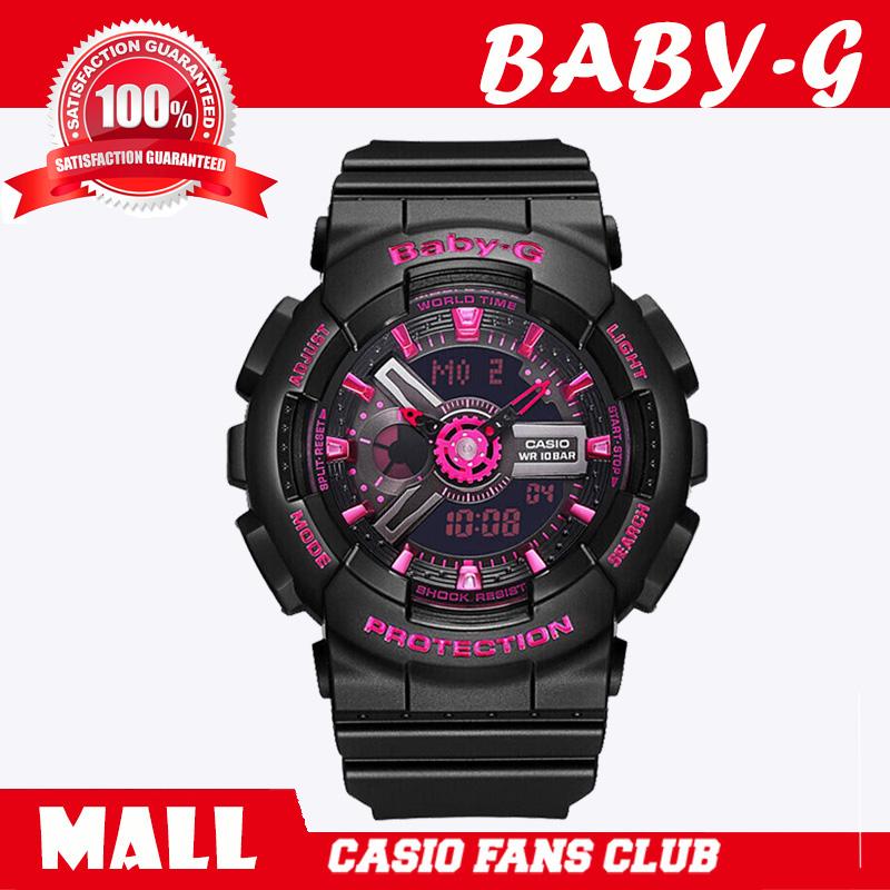 Casio BA-111-3A/BA-111-1A BABY-G นาฬิกาแฟชั่นสําหรับ ผู้หญิง / ผู้ชาย
