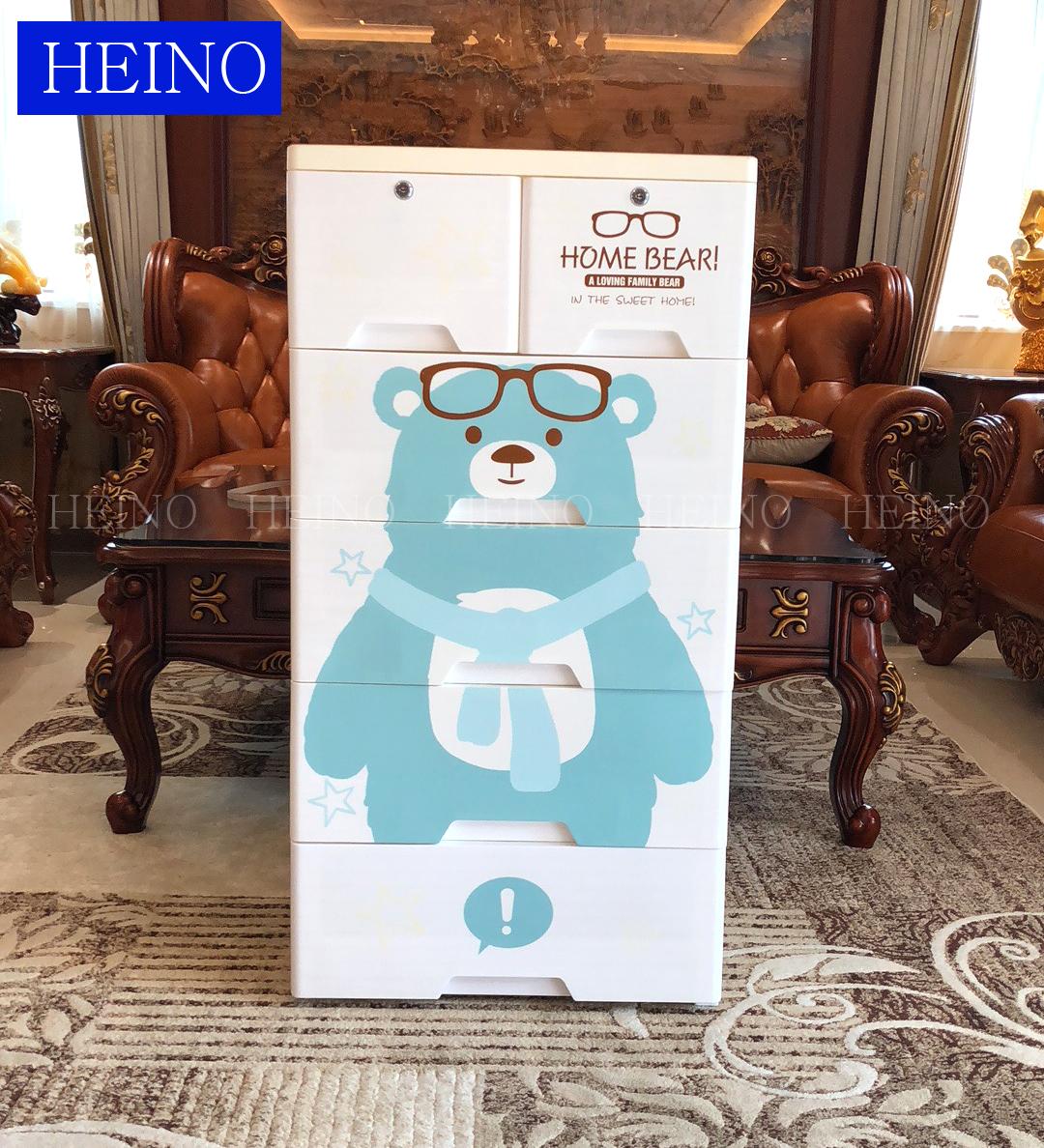 HEINOตู้ลิ้นชักพลาสติกอย่างดี 5 ชั้น ช่วยจัดระเบียบสิ่งของ สามารถล็อคได้ พร้อมล้อเลื่อน เป็นมิตรกับสิ่งแวดล้อม ไม่มีกลิ่น ปลอดสารพิษ HEINOตู้ลิ้นชักพลาสติกอย่างดี 5 ชั้น ช่วยจัดระเบียบสิ่งของ สามารถล็อคได้ พร้อมล้อเลื่อน เป็นมิตรกับสิ่งแวดล้อม ไม่มีกลิ่น ปลอดสารพิษ