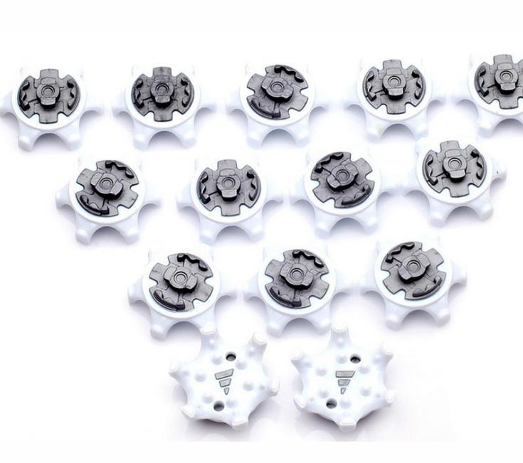 QYGOLF : 14Pcs Set Rubber Golf Shoes Spike Soft Spikes Fast Twist Octagonal Studs