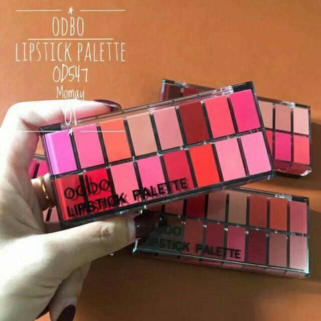 OD547 โอดีบีโอ ลิปสติก พาเลท 16 เฉดสี OD547 โอดีบีโอ ลิปสติก พาเลท 16 เฉดสี