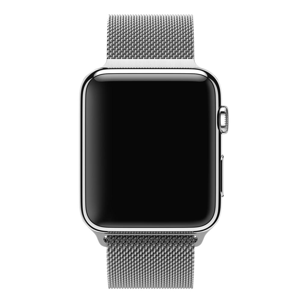 Apple Watch Series2 Silver Stainless Silver Milanese Loop 38mm Apple Watch Series2 สแตนเลสสีเงิน สายสีเงิน มิลลานิส 38 มิลลิเมตร