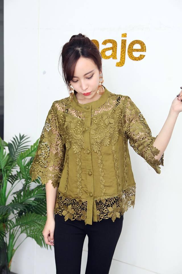 เสื้อลูกไม้สุดสุดเนื้อผ้าลูกไม้ฝรั่งเศธ ผ้างานดีมากค่ะ