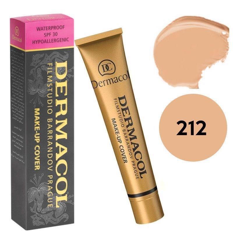 DERMACOL ครีมรองพื้น เดอร์มาคอล เบอร์ 212 DERMACOL FILM STUDIO BARRANDOV PRAGUE make-up cover SPF30