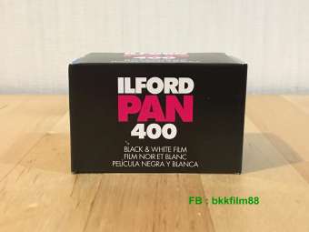 ฟิล์มขาวดำ ILFORD PAN 400 35mm 135-36 Black and White Film ฟิล์มใหม่ หมดอายุ 10/2022
