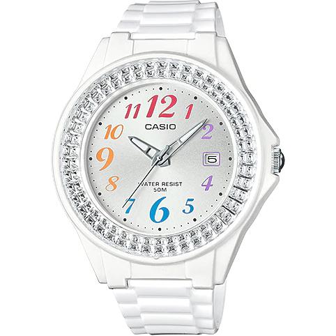 Casio นาฬิกาข้อมือผู้หญิง/เด็ก สีพาสเทล สายเรซิน รุ่น LX-500H