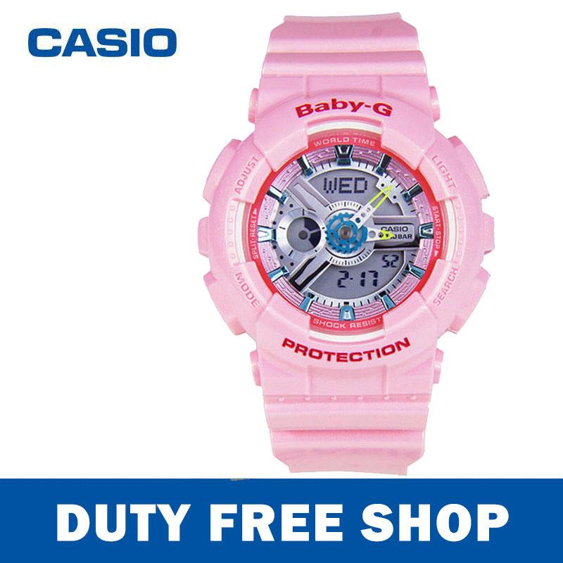 Casio Baby-G Women's Pink Resin Strap Watch BA-110CA-4A/BA-110-7A1/BA-110-1A