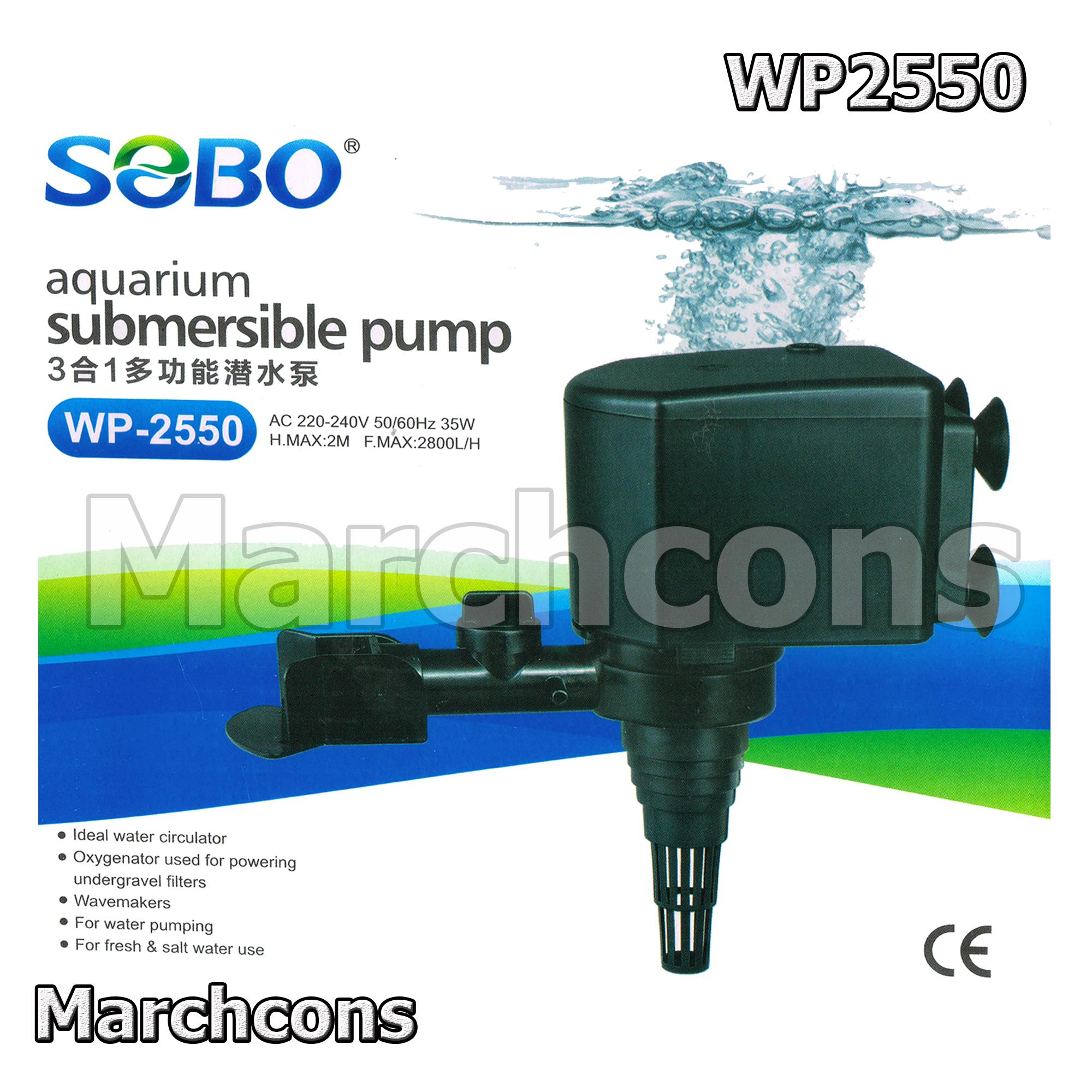 SOBO ปั๊มน้ำ WP-2550 สำหรับ ตู้ปลา บ่อปลา บ่อกุ้ง บ่อกรอง น้ำพุ ปั๊มแช่ ปั๊มน้ำพุ ปั้มน้ำได้ 2,800 L/H ขนาด 35W ตู้ปลาขนาด 36-60 นิ้ว แกนใบพัดเซรามิค น้ำแรง สม่ำเสมอ เสียงเงียบแข็งแรงทนทานทำออกซิเจน น้ำใส แต่งสวน ตู้ปลา ไม้น้ำ ตู้ปลาทะเล น้ำจืด ทำน้ำตก SOBO ปั๊มน้ำ WP-2550 สำหรับ ตู้ปลา บ่อปลา บ่อกุ้ง บ่อกรอง น้ำพุ ปั๊มแช่ ปั๊มน้ำพุ ปั้มน้ำได้ 2,800 L/H ขนาด 35W ตู้ปลาขนาด 36-60 นิ้ว แกนใบพัดเซรามิค น้ำแรง สม่ำเสมอ เสียงเงียบแข็งแรงทนทานทำออกซิเจน น้ำใส แต่งสวน ตู้ปลา ไม้น้ำ ตู้ปลาทะเล น้ำจืด ทำน้ำตก