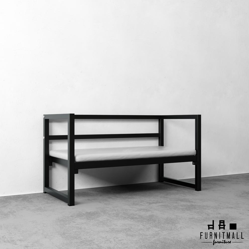 FURNITMALL โซฟา โซฟาเหล็ก Steel Sofa (สีดำ) FURNITMALL โซฟา โซฟาเหล็ก Steel Sofa (สีดำ)