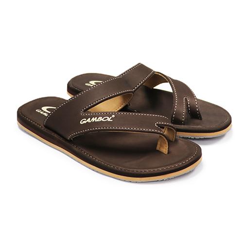 GAMBOL รองเท้าแตะลำลอง รุ่น GM11276 - สีน้ำตาลเข้ม