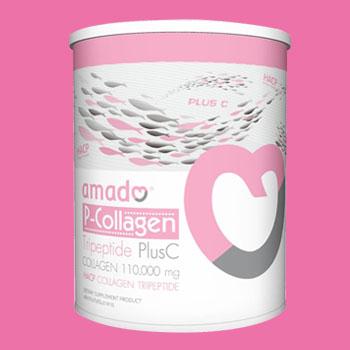 Amado P Collagen Tripeptide Plus C 110,000mg. อมาโด้ พี คอลลาเจน ไตรเปปไทด์ พลัส ซี (110.6 g.)