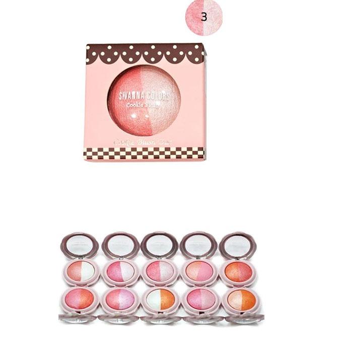 บรัชออน Sivanna Cookie Blush Duo ปัดแก้มคุ้กกี้ 2 โทน เบอร์ 03