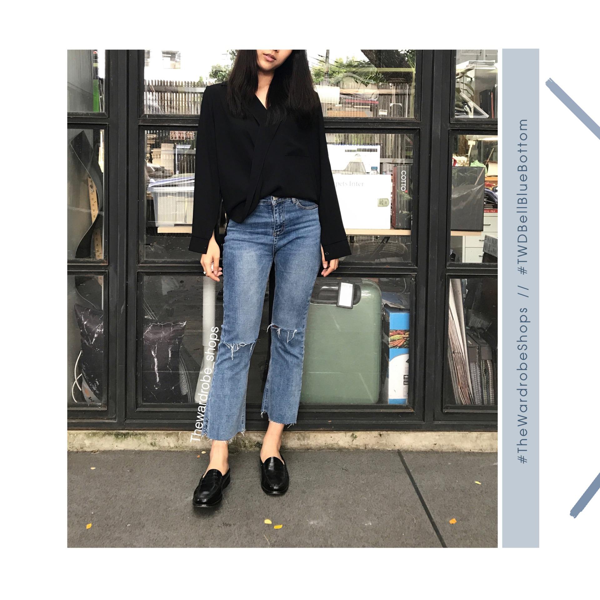 The Wardrobe - Bell Blue Bottom กางเกง