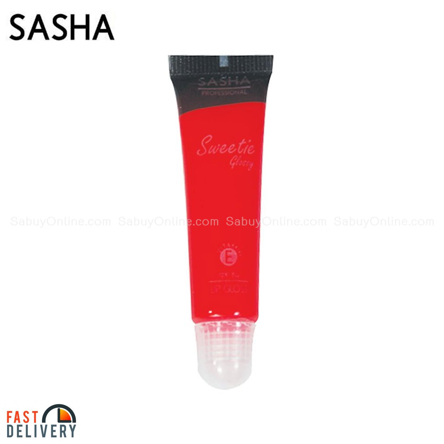 Sasha Sweety Glossy #2 ส้มแดง