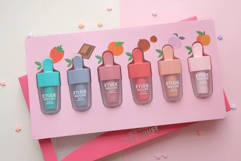 Etude Lipstick Matte Set เซ็ท 6 แท่ง Etude Lipstick Matte Set เซ็ท 6 แท่ง