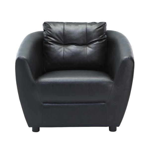 WINNER FURNITURE โซฟาหนังพีวีซี 1 ที่นั่ง รุ่น แม็กซ์ - สีดำ WINNER FURNITURE โซฟาหนังพีวีซี 1 ที่นั่ง รุ่น แม็กซ์ - สีดำ