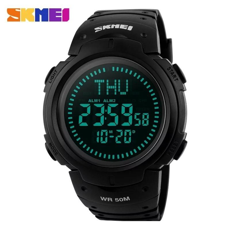 SKMEI รุ่น SK-1231 มีเข็มทิศดิจิตอล Men's LED Digital Sports Watches Shock Resist สไตล์สปอร์ต สินค้าพร้อมส่ง (มีบริการเก็บเงินปลายทาง) R-023 SKMEI รุ่น SK-1231 มีเข็มทิศดิจิตอล Men's LED Digital Sports Watches Shock Resist สไตล์สปอร์ต สินค้าพร้อมส่ง (มีบริการเก็บเงินปลายทาง) R-023
