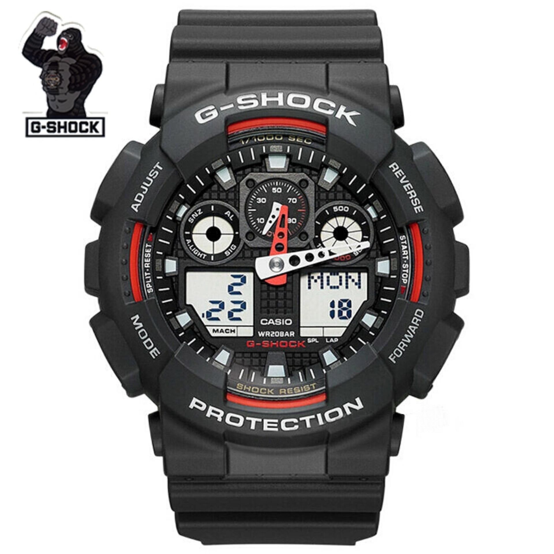 Casio G-Shock นาฬิกาข้อมือผู้ชาย รุ่น GA-100A-9A/GA-110AC-7A/GA-110CS-4A/GA-400CS-7A/GA-110TR-7Adr