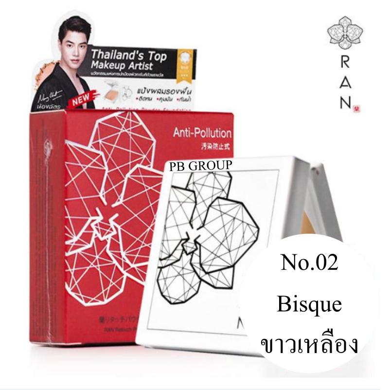 Ran Retouch Powder SPF20 PA+++ (Anti Pollution) 7g. Ran mini แป้งรัน สูตรใหม่ ขนาดมินิ