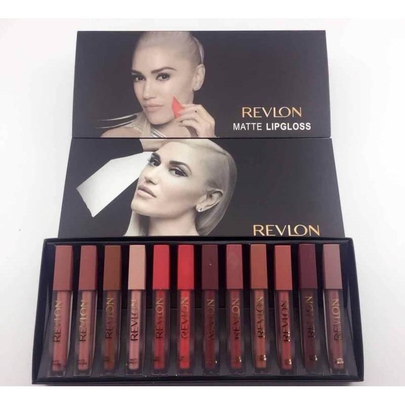 ลิปเซต REVLON MATTE LIPSTICK ลิปสติกเนื้อแมท จิ้มจุ่ม 12 แท่ง 12 สี ขายดี ลิปเซต REVLON MATTE LIPSTICK ลิปสติกเนื้อแมท จิ้มจุ่ม 12 แท่ง 12 สี ขายดี