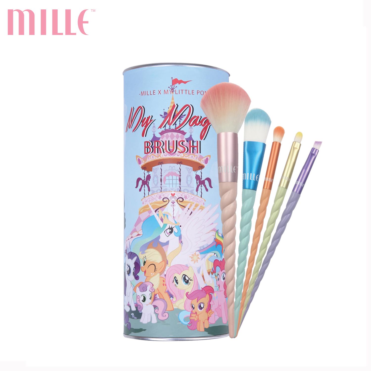 Mille แปรงแต่งหน้า My Little Pony Magic Brush 5 Pcs. Mille แปรงแต่งหน้า My Little Pony Magic Brush 5 Pcs.