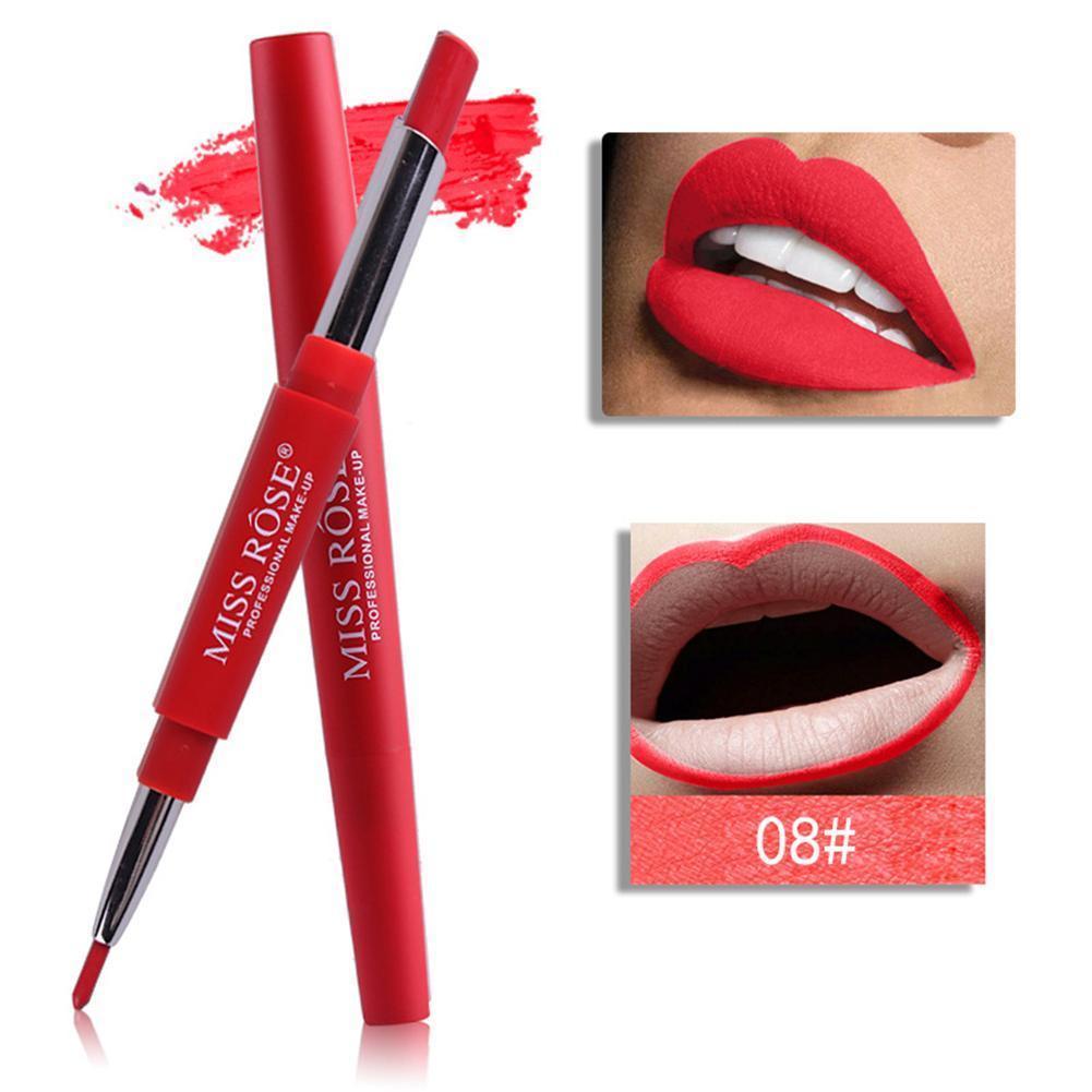 2 in 1 ดินสอเขียนขอบปากพร้อมลิปสติก Ruby Lush 2 in 1 ดินสอเขียนขอบปากพร้อมลิปสติก Ruby Lush