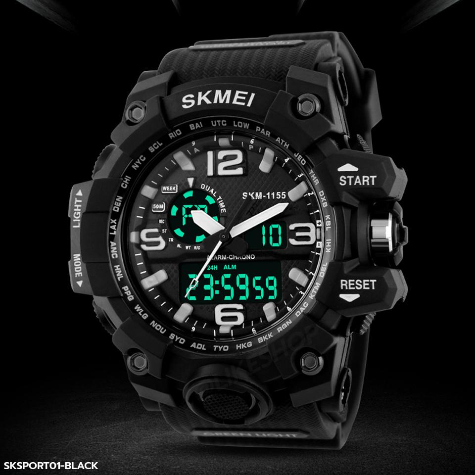 Sport Watch01 นาฬิกาสปอตสุดทนทาน แข็งแกร่ง กันน้ำได้ ระบบอะนาล็อกและดิจิตอล กันน้ำได้5เมตร นาฬิกาข้อมือผู้ชาย ส่งฟรี1-2วัน ได้ของ (มีให้เลือก 4 สี) Sport Watch01 นาฬิกาสปอตสุดทนทาน แข็งแกร่ง กันน้ำได้ ระบบอะนาล็อกและดิจิตอล กันน้ำได้5เมตร นาฬิกาข้อมือผู้ชาย ส่งฟรี1-2วัน ได้ของ (มีให้เลือก 4 สี)