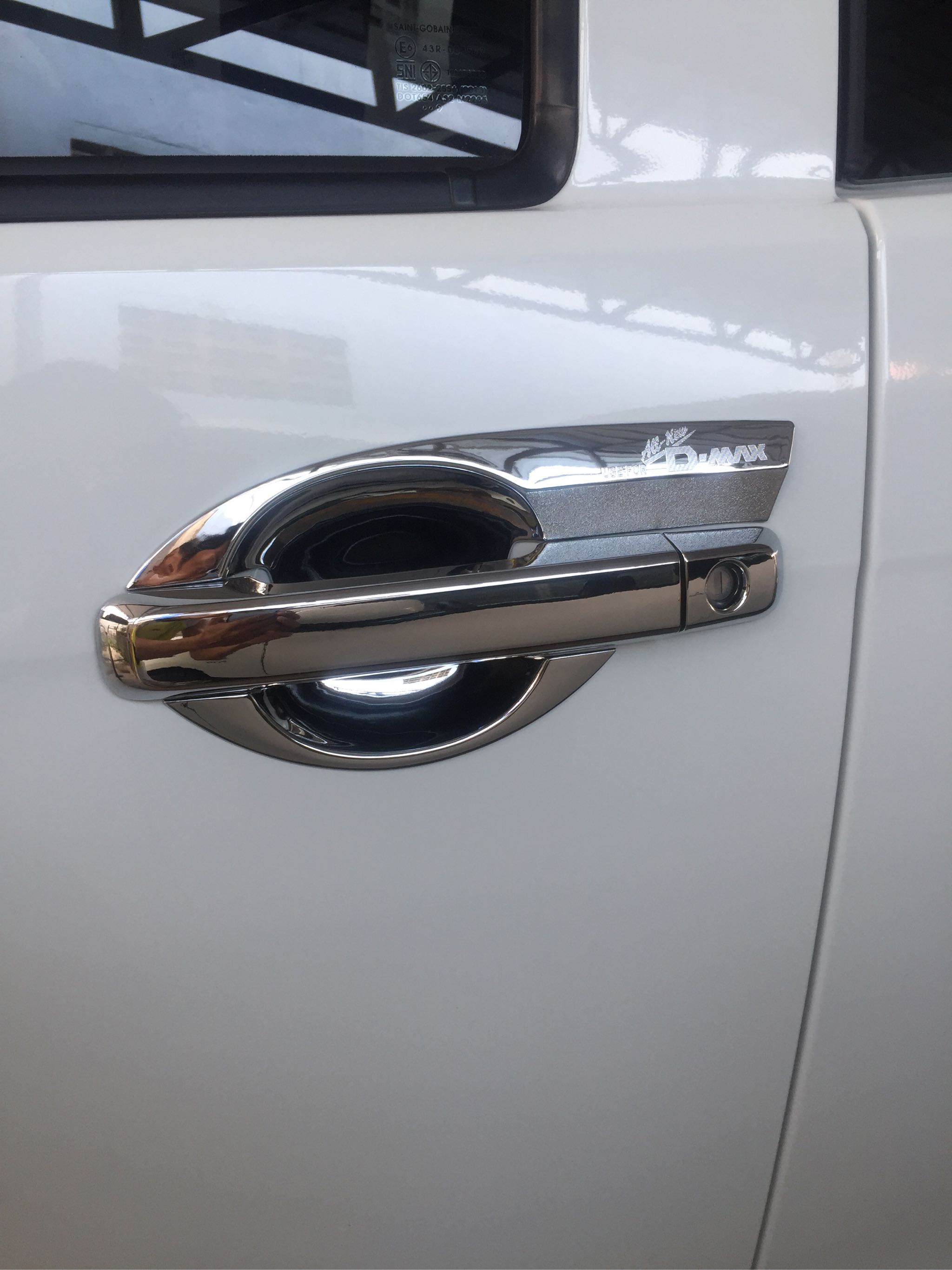 เบ้ารองมือจับ+ครอบมือจับ โครเมี่ยม 2 ประตู อีซูซุ ดีแม็กซ์ ISUZU D-MAX 3 38579dc774dbf0c7481c1ef0753f3efe