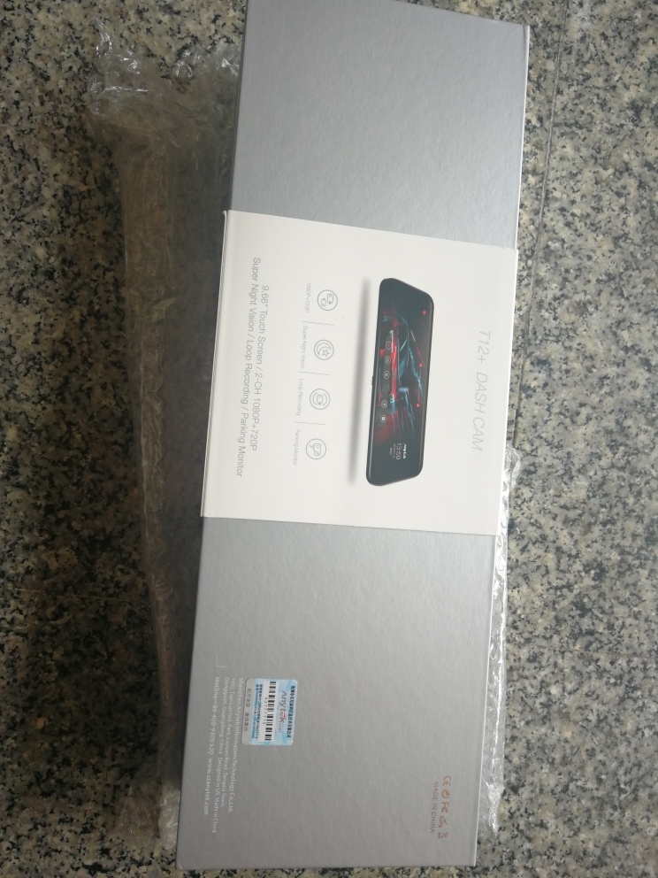 Anytek T12 กล้องติดรถยนต์ ติดกระจก หน้าจอสัมผัส 9.66 นิ้ว คมชัดกลางวัน กลางคืน พร้อมกล้องหลัง 25 7d9b7b2efdbb6ea5fd565e449b268b01