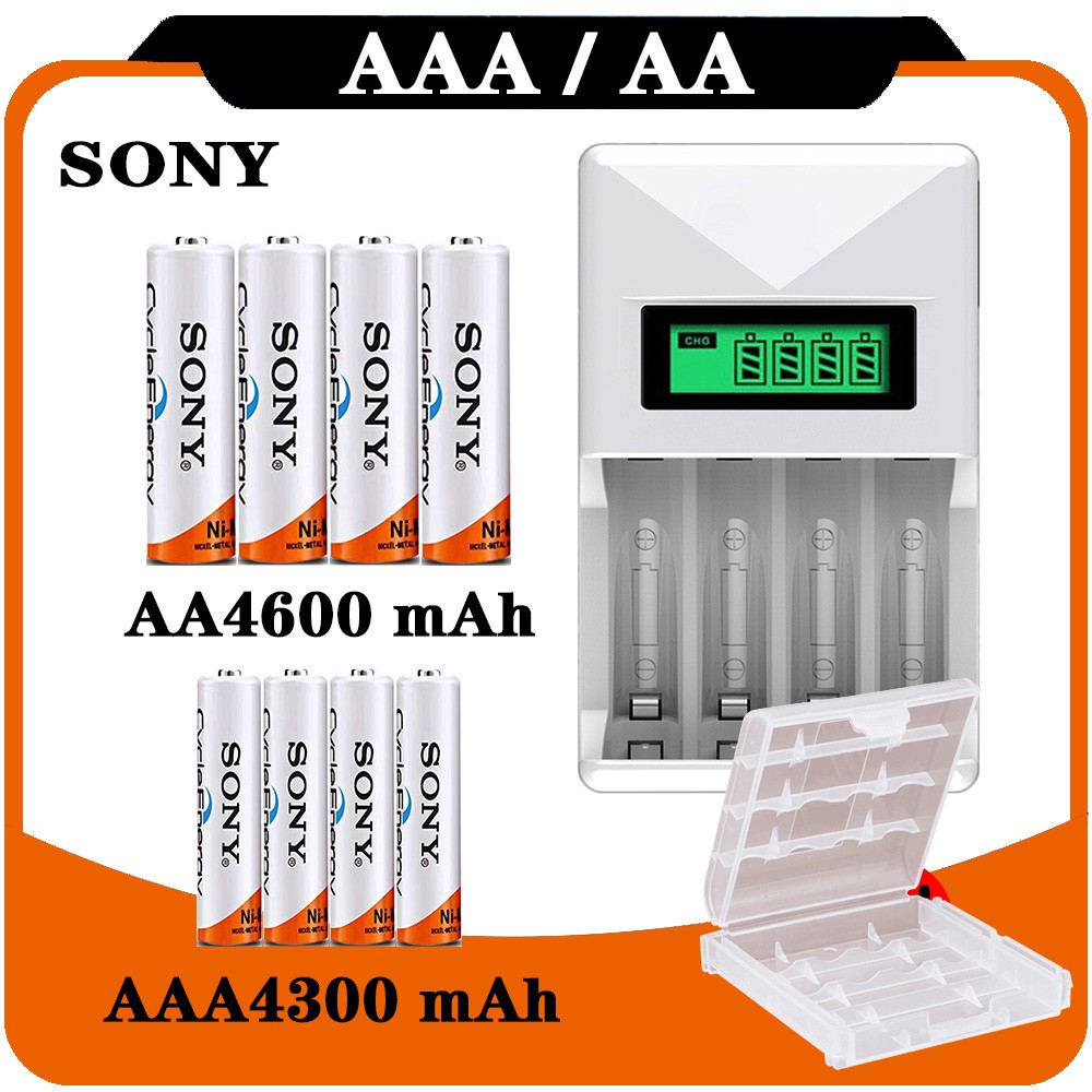 Sony Aa Mah Aaa Mah Nimh Rechargeable Battery