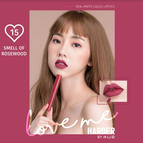 (17 สี) ลิป 4U2 Love Me Harder Real Matte