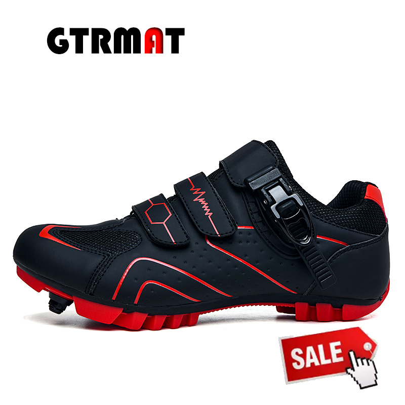 GTRMAT (จัดส่งฟรี) รองเท้าปั่นจักรยานรองเท้าจักรยานเสือภูเขาผู้ชายผู้หญิงแข่งจักรยานรองเท้าผ้าใบ Self-locking รองเท้าระบายอากาศกีฬารองเท้า