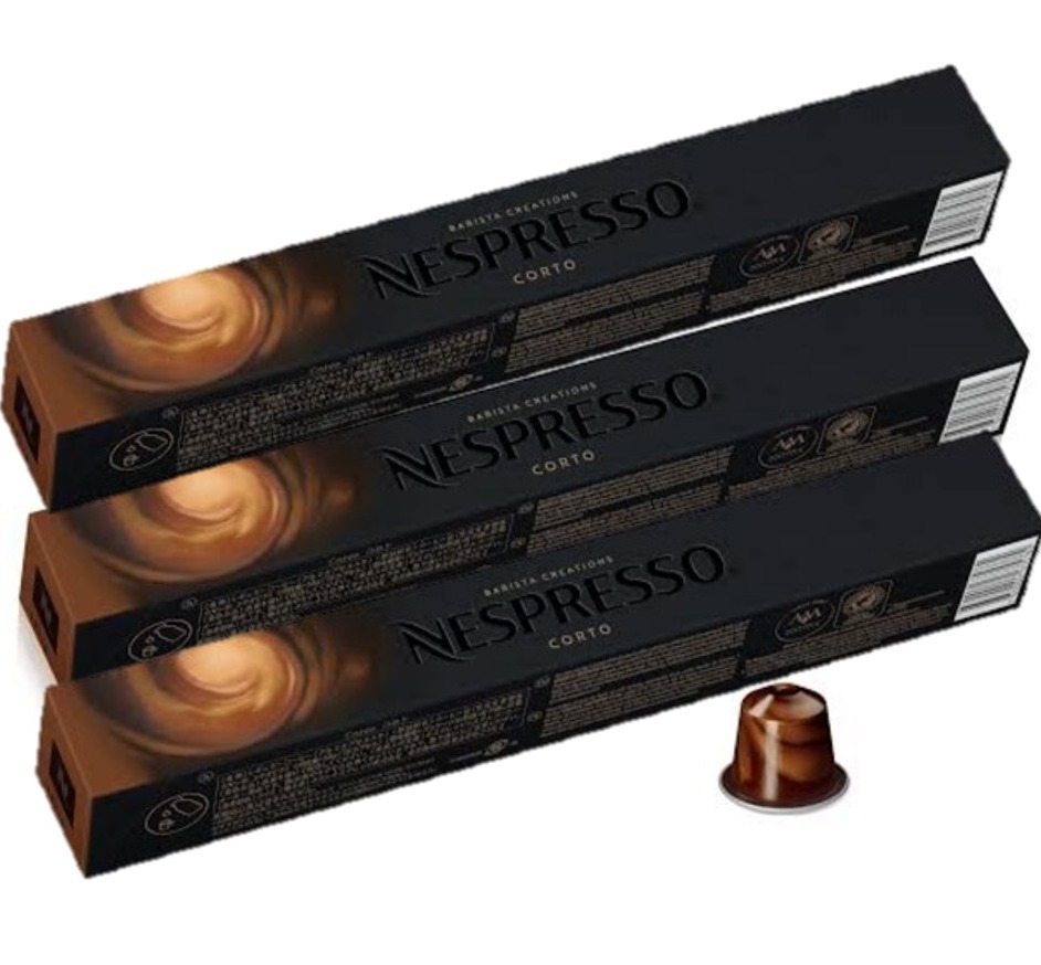 Nespresso Barista Corto Ground Coffee Capsules