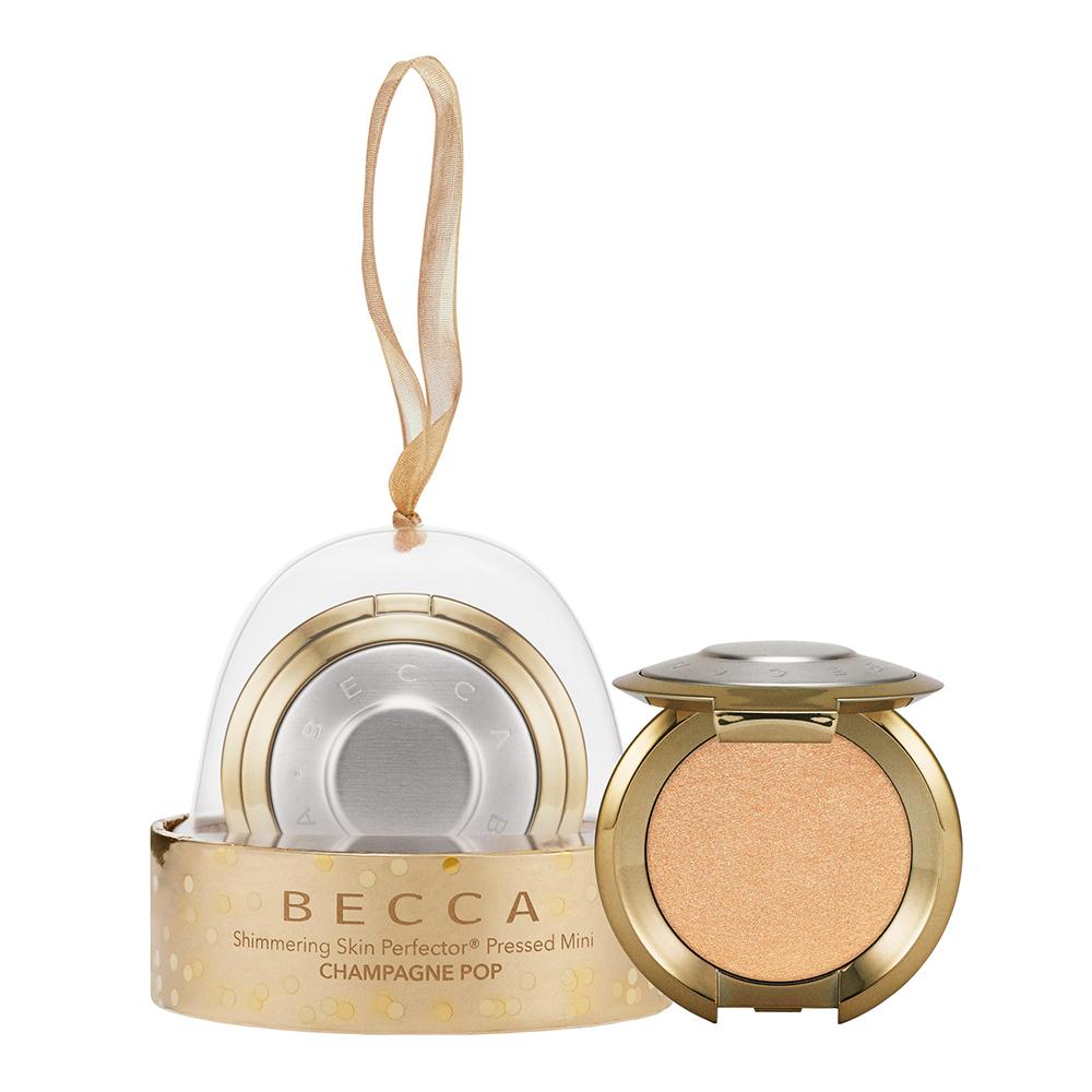 BECCA Shimmering Skin Perfector™ Pressed Highlighter Champagne Pop Mini Ornament (Limited Edition) 2.4 g