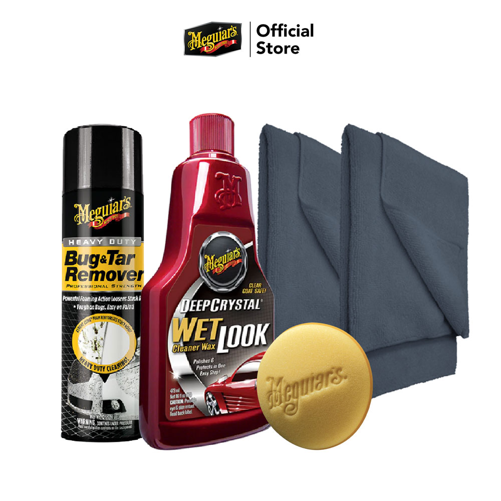 Meguiar s ผลตภณฑขดเคลอบทกผวสรถ Deep Crystal Wet Look และ นำยา